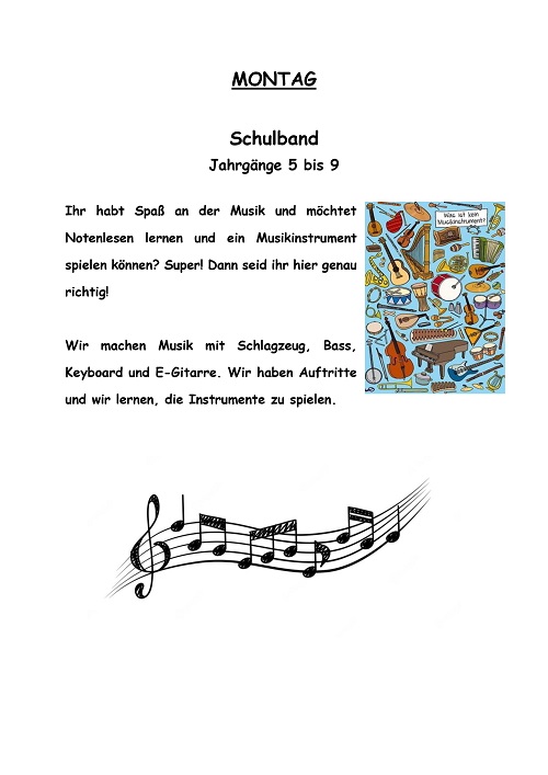 AG Montag Schulband
